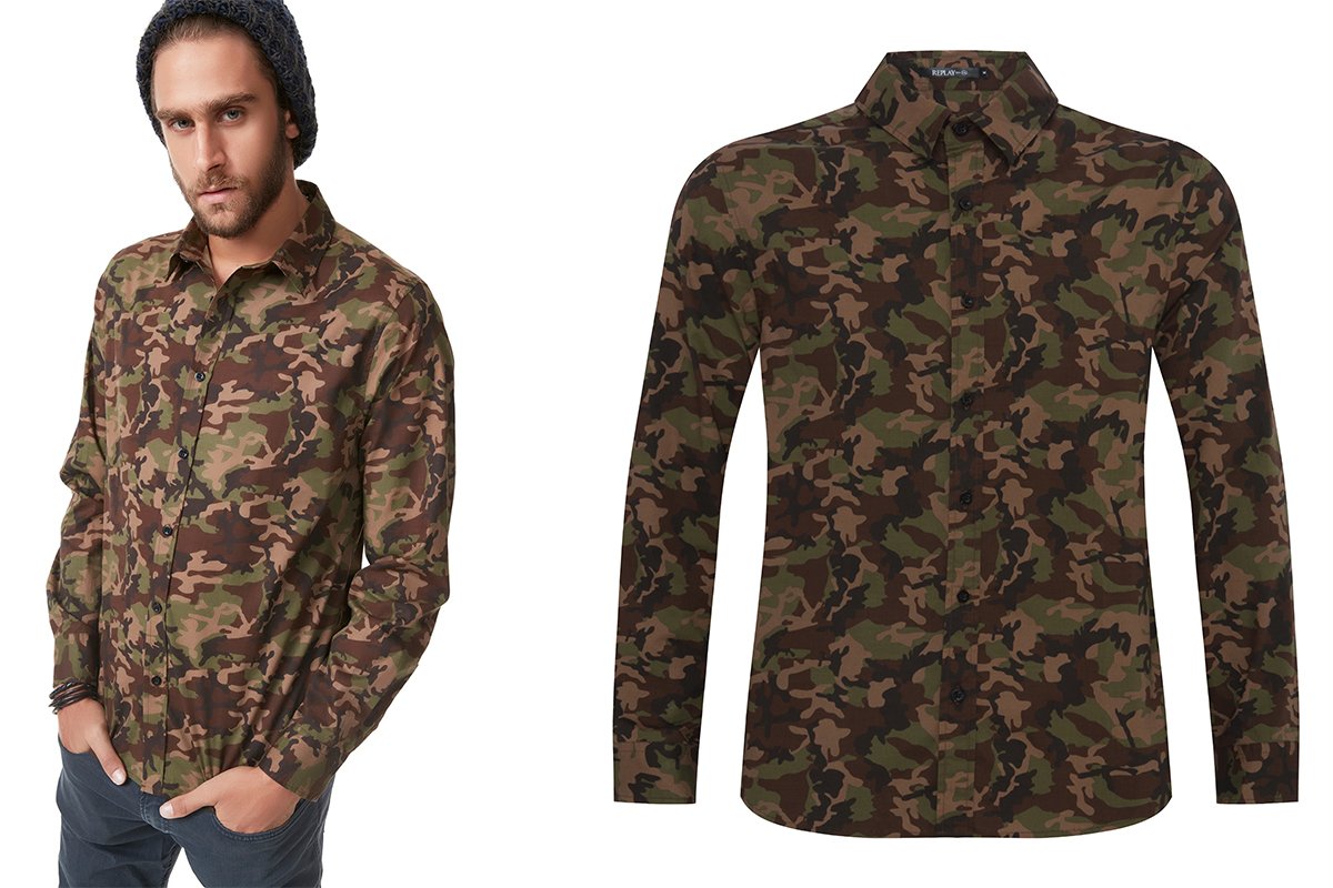1 - Camisa Camuflada