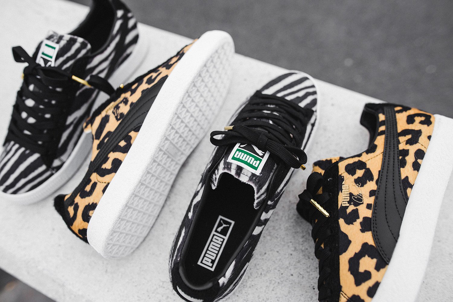 tenis puma animal print