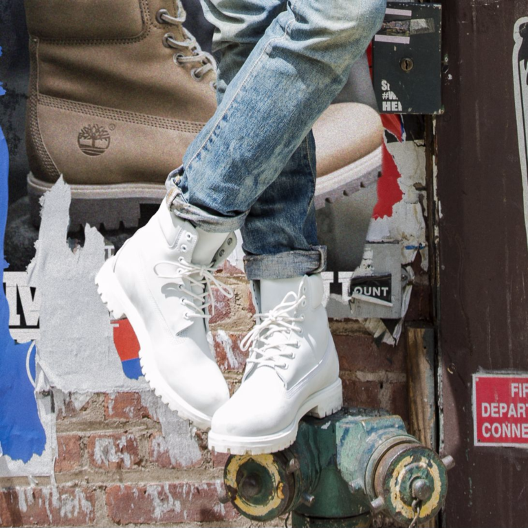 timberland ghost white