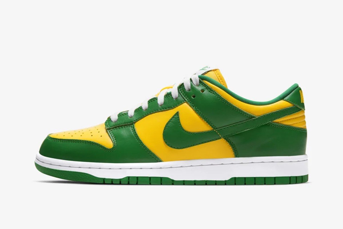 mens nike dunk low brazil