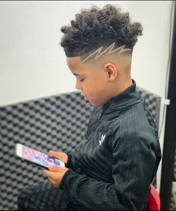 corte de cabelo masculino infantil afro