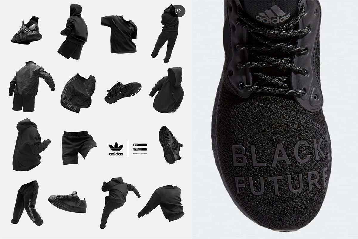 Pepino neumático grandioso Pharrell Williams celebra a Cultura Negra na coleção “Black Future” com Adidas Originals – O Cara Fashion Pepino neumático grandioso Pharrell Williams celebra a Cultura Negra na coleção “Black Future” com Adidas Originals – O Cara Fashion