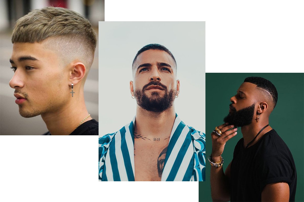 Corte em V masculino: 22 ideias de cabelos fade com e sem riscos