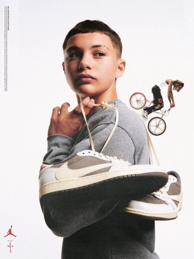 Travis Scott traz campanha do Nike Air Jordan 1 Low “Reverse Mocha”